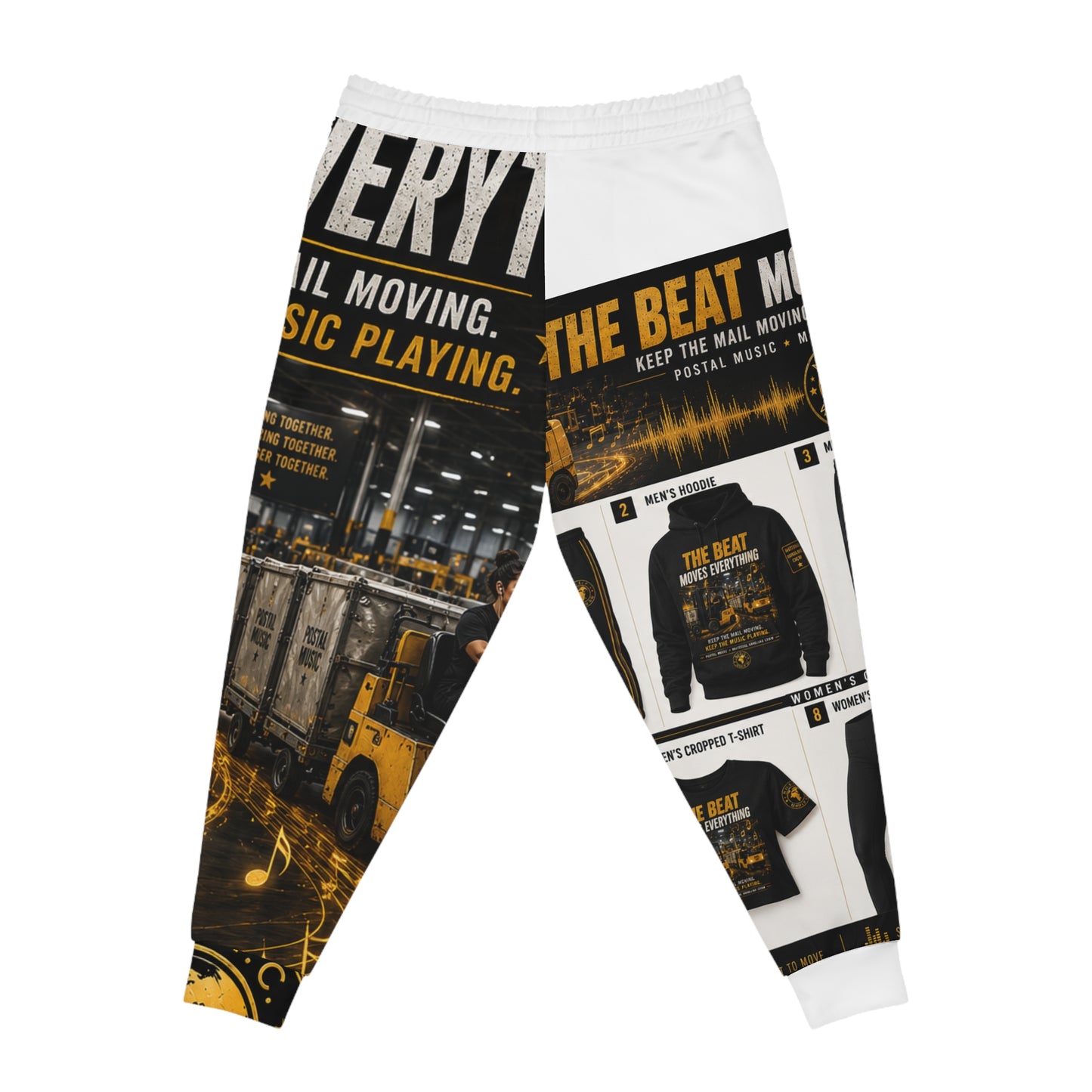 The Beat Moves Everything — Men's Sweatpants | Postal Music