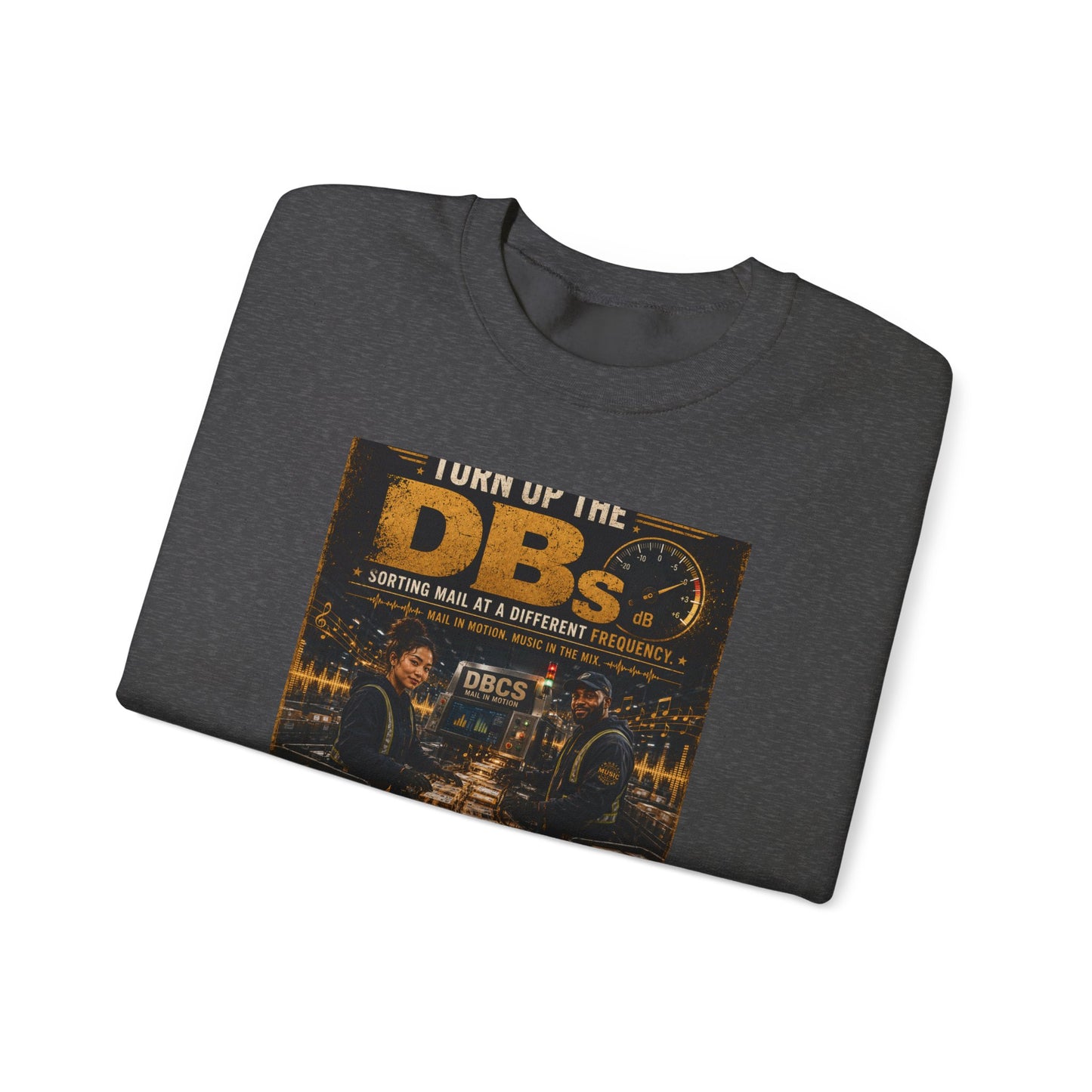 Turn Up the DBs — Men's Crewneck Sweatshirt (Jogger Set Top)