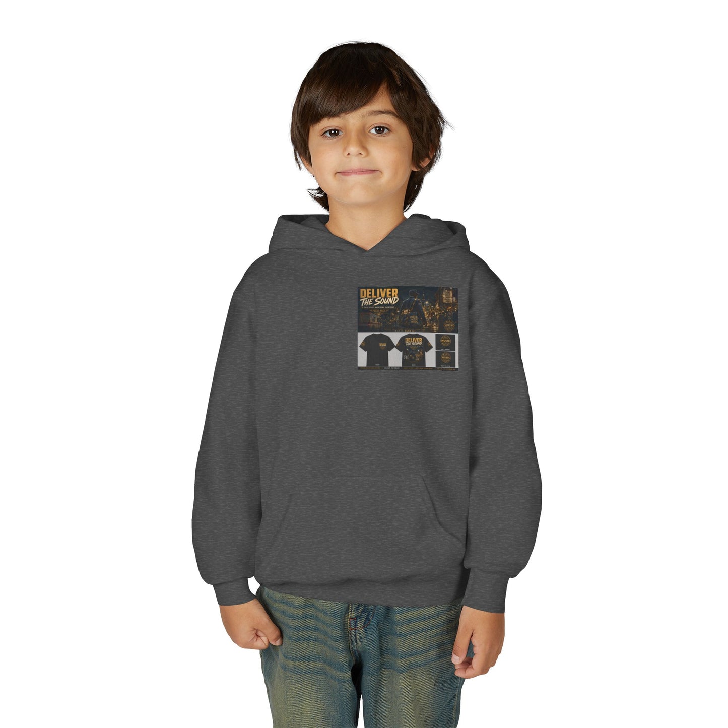 Postal Music — Deliver the Sound — Youth Hoodie