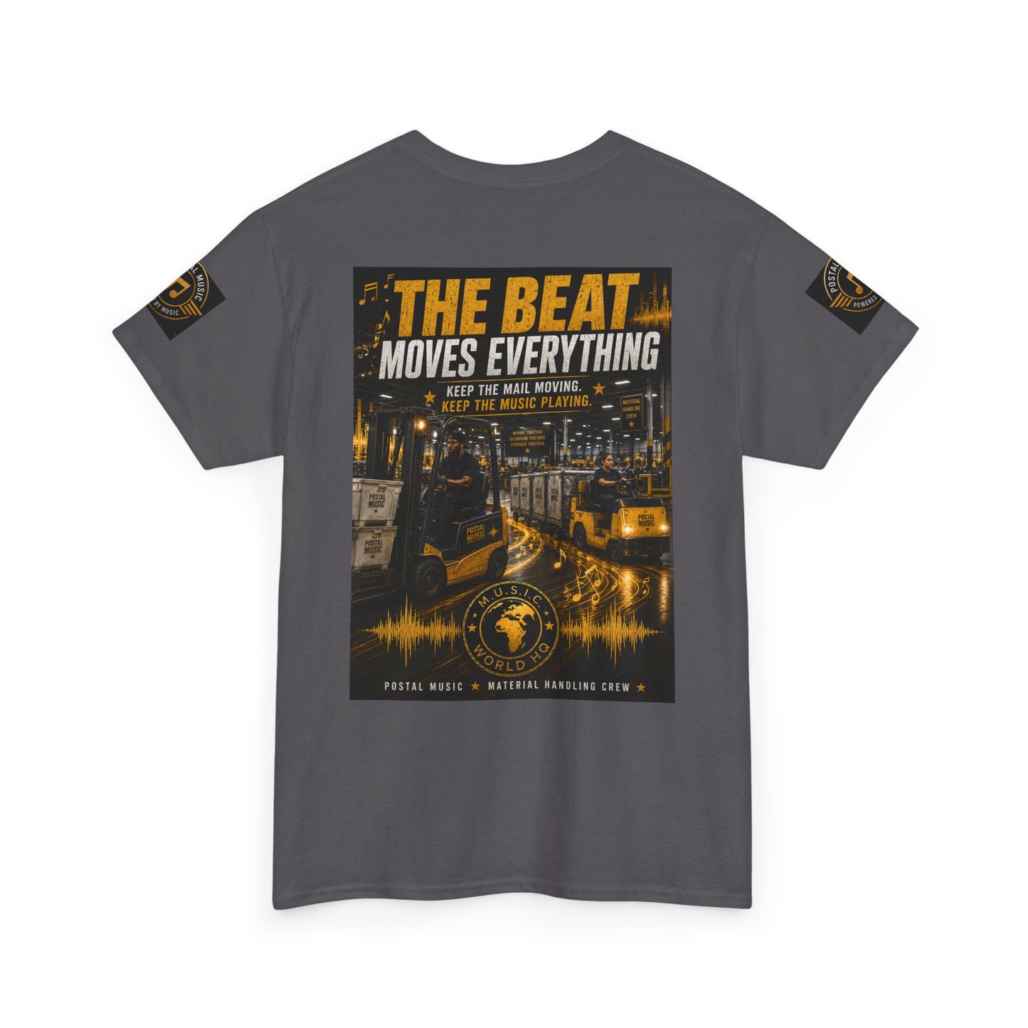 The Beat Moves Everything — Men's T-Shirt | Postal Music