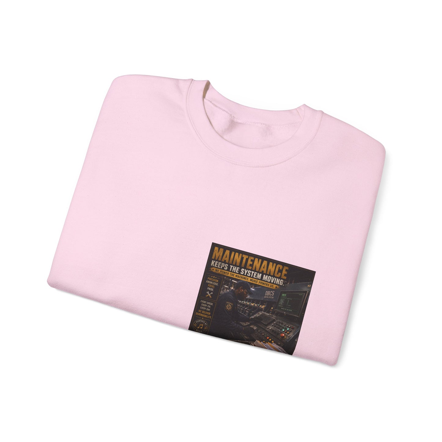 Postal Music — Maintenance Keeps the System Moving — Core Crewneck Sweatshirt