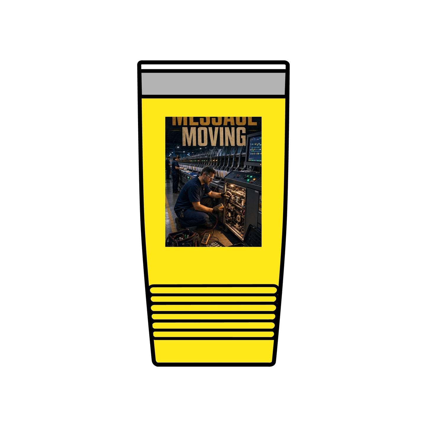 Postal Music — Keep the Message Moving — Insulated Tumbler 20oz