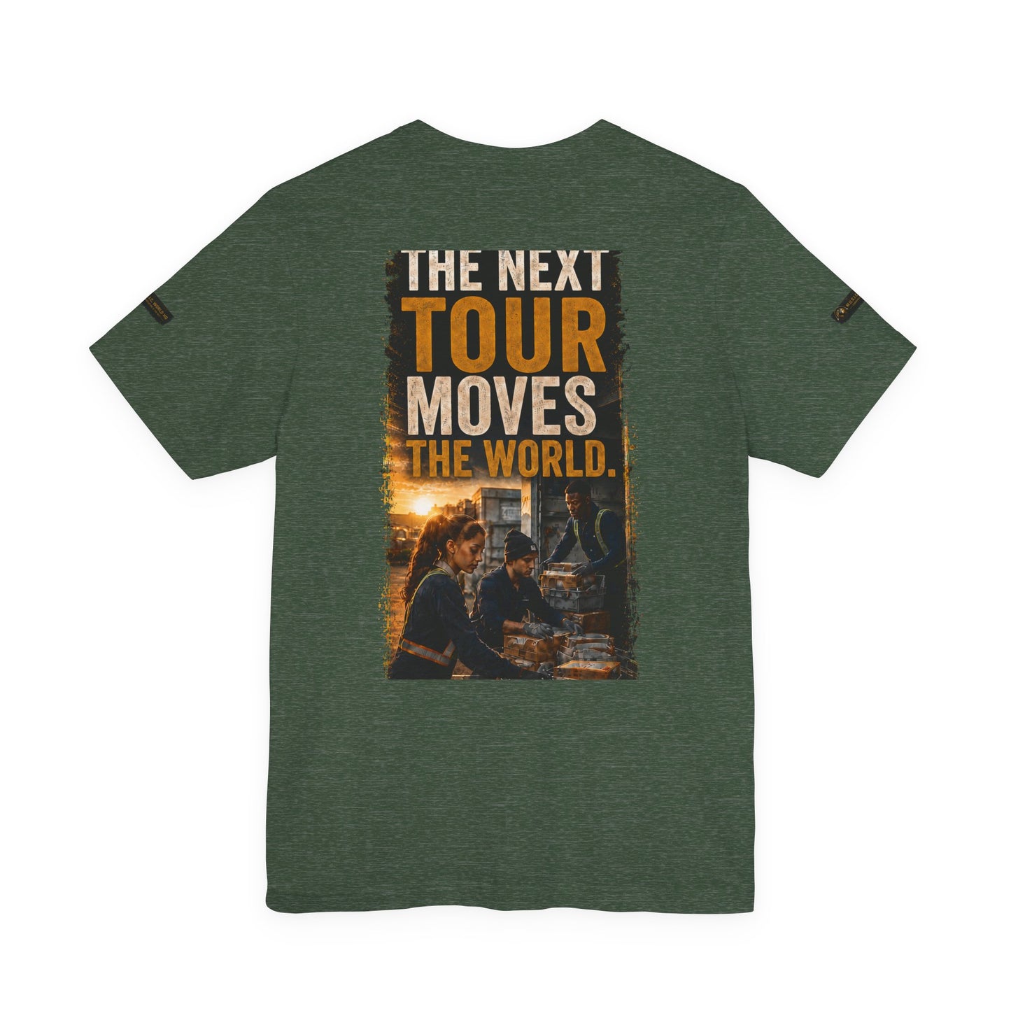 Postal Music — The Next Tour Premium Unisex T-Shirt — Color Group 4 of 11