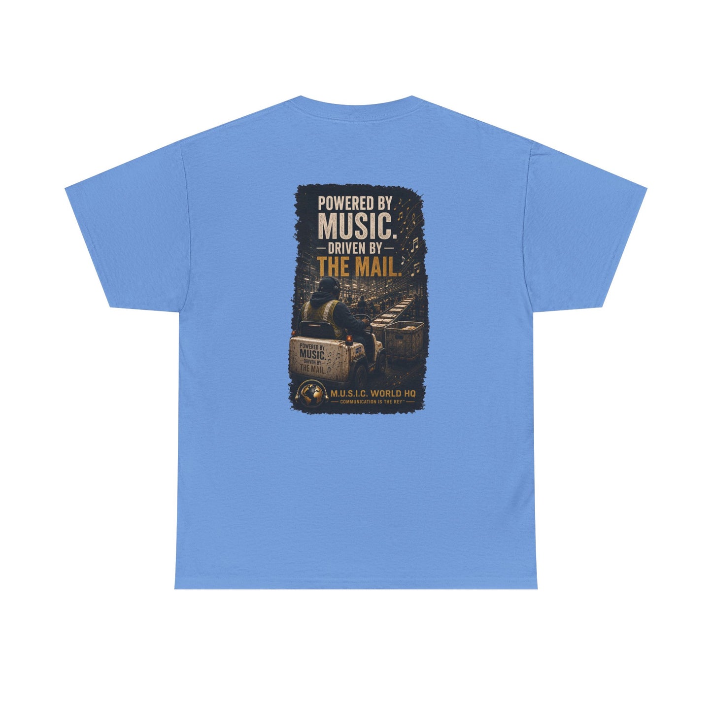 Postal Music - Powered by Music Premium T-Shirt - Colorways A