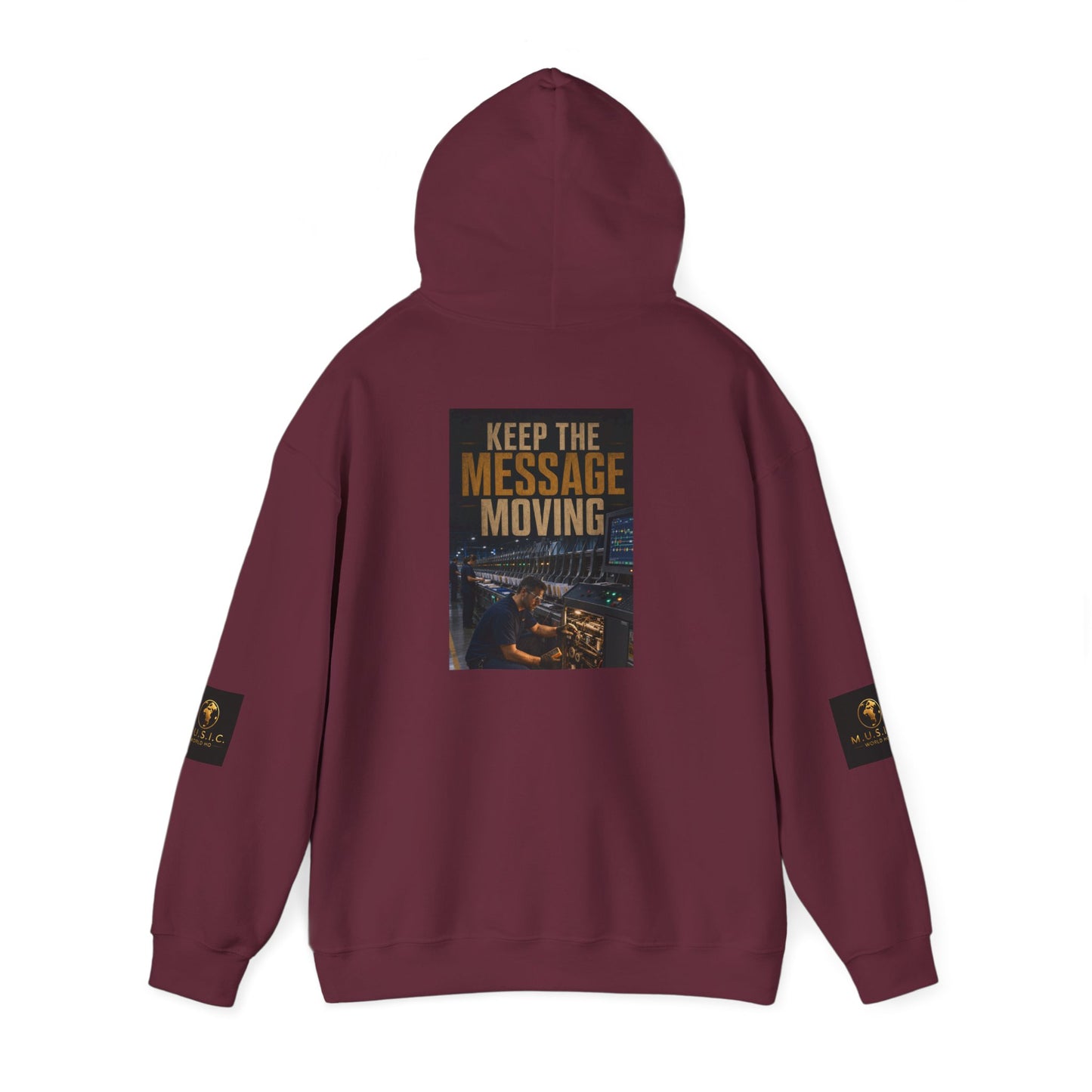 Postal Music — Keep the Message Moving — Core Pullover Hoodie