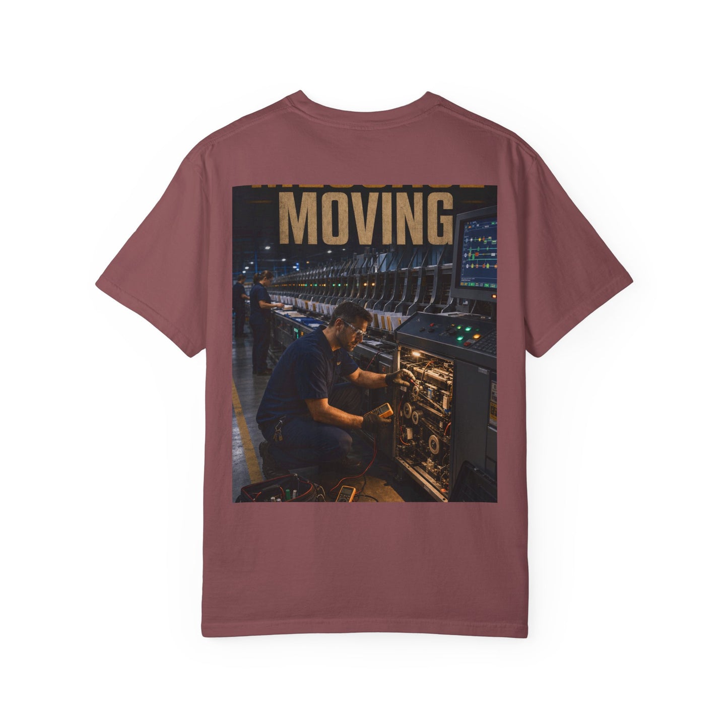Postal Music — Keep the Message Moving — Garment-Dyed T-Shirt