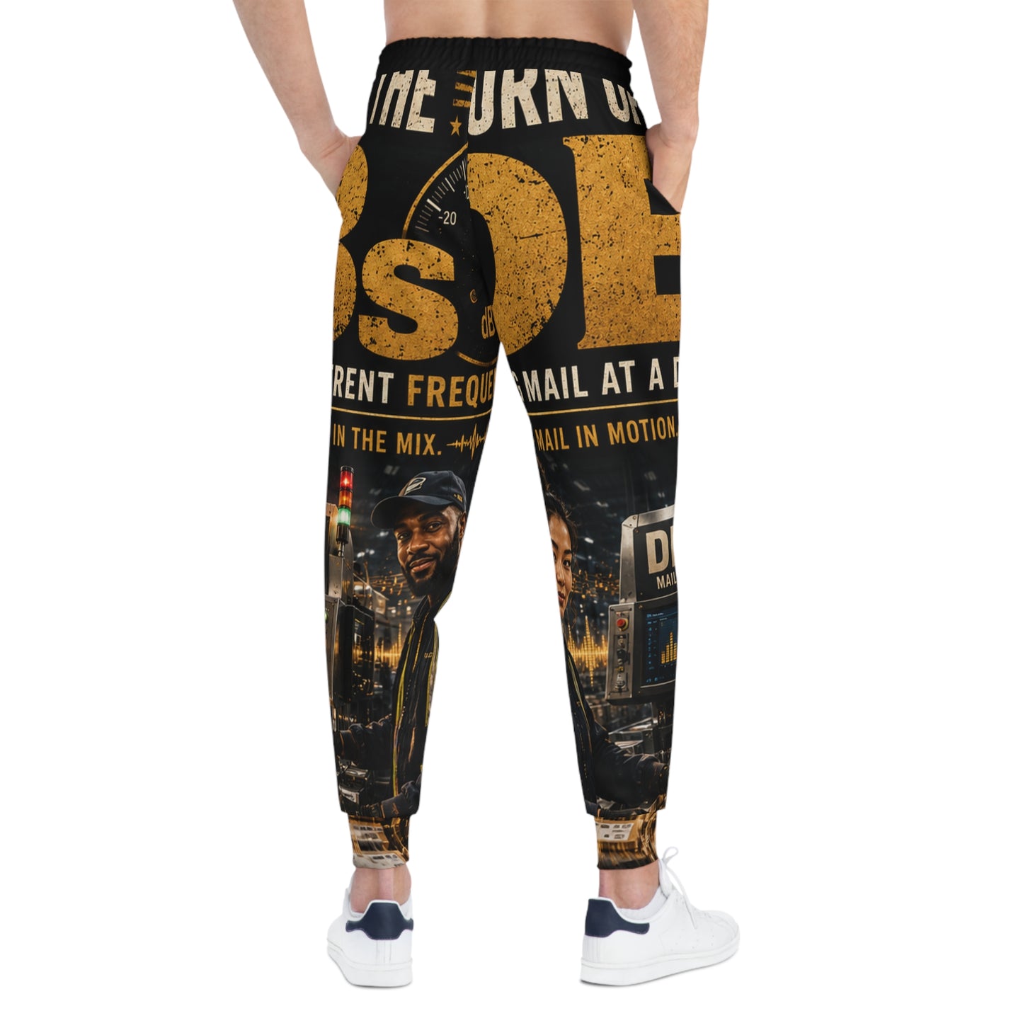 Turn Up the DBs — Men's AOP Jogger Pants (Jogger Set Bottom)
