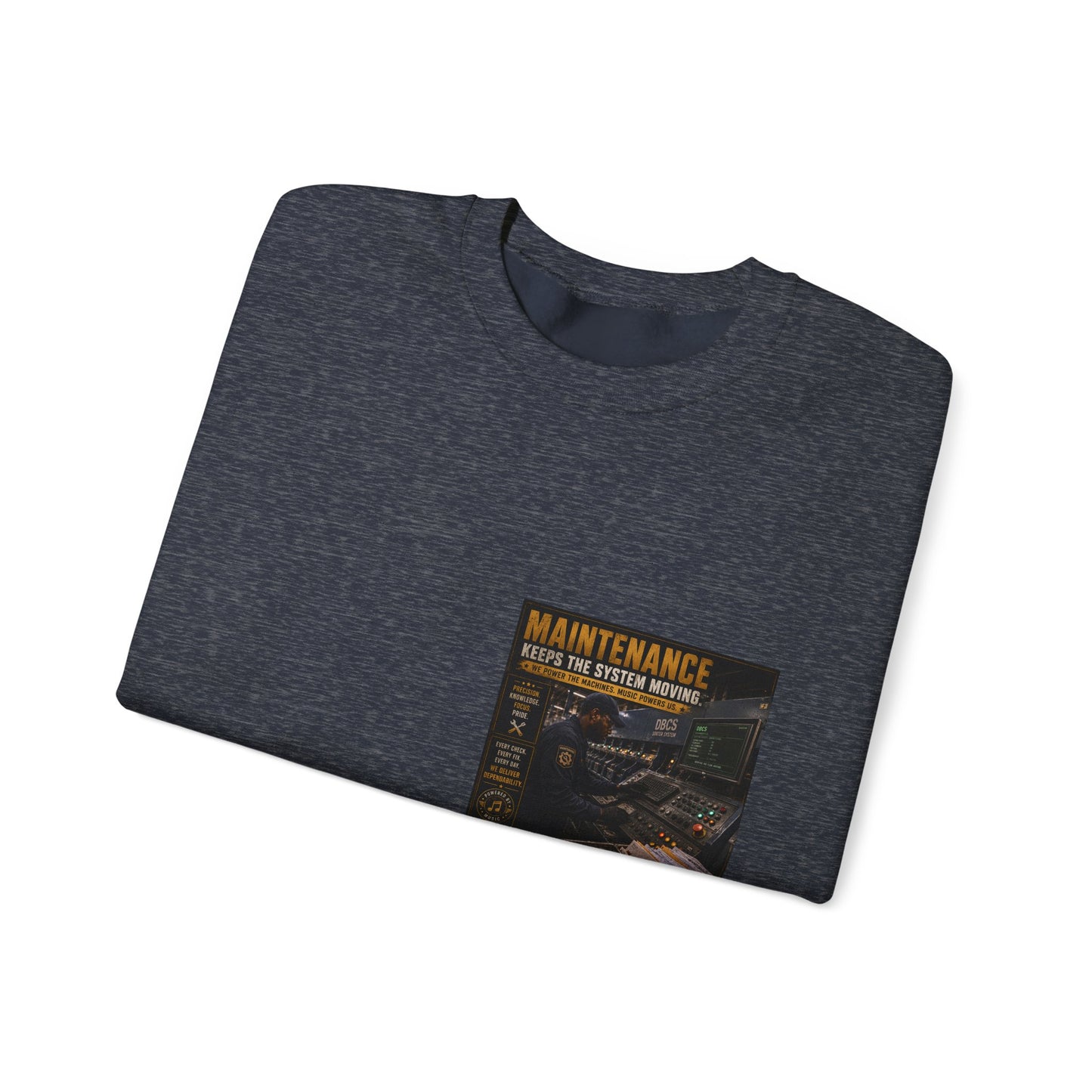 Postal Music — Maintenance Keeps the System Moving — Core Crewneck Sweatshirt