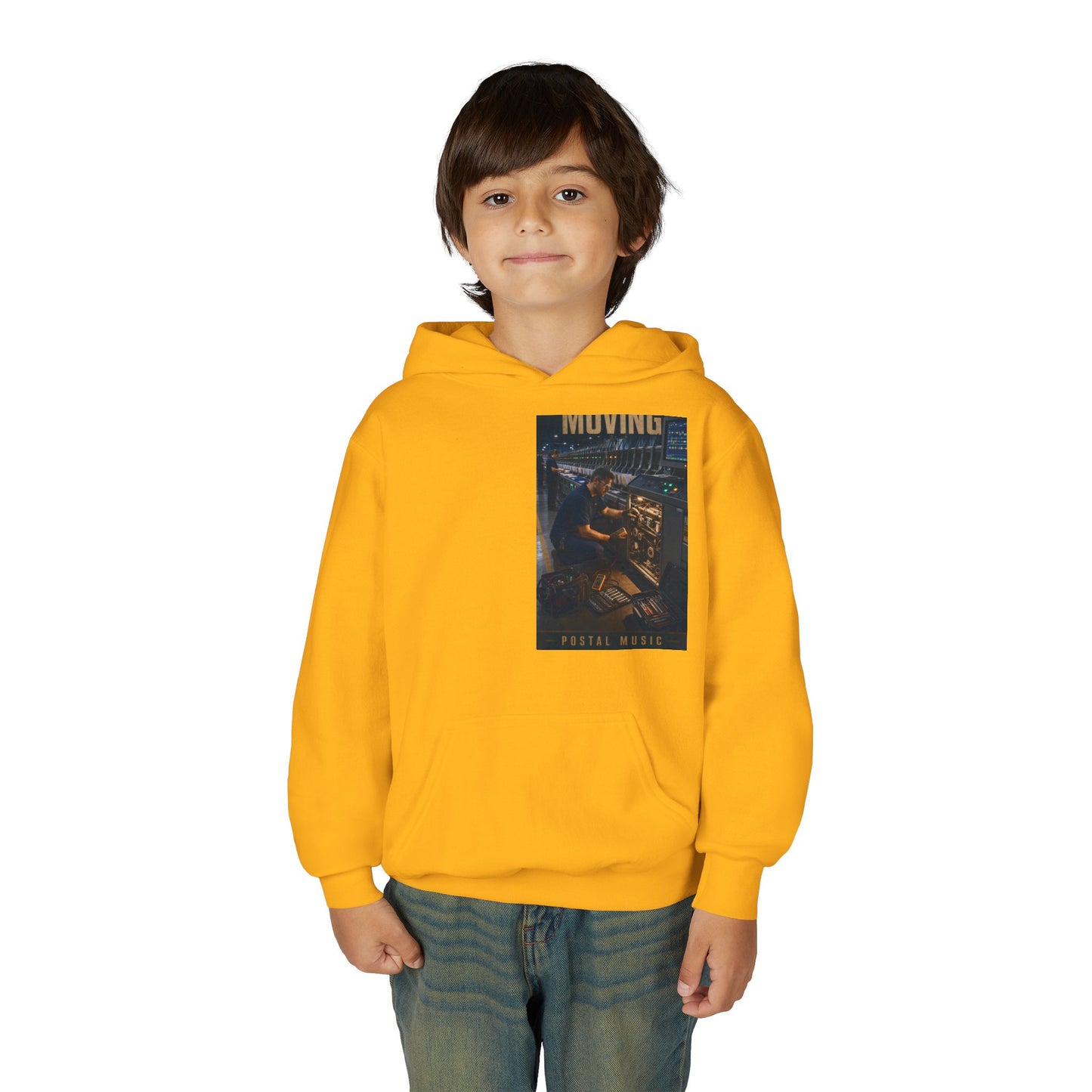 Postal Music — Keep the Message Moving — Youth Hoodie
