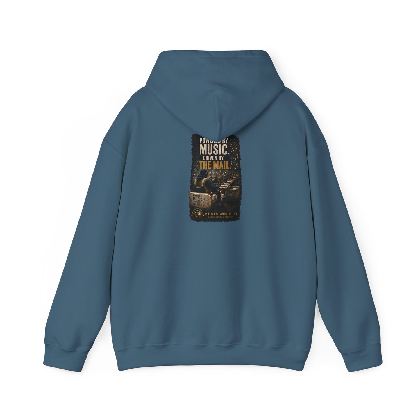 Postal Music - Powered by Music Hoodie - Colorways B