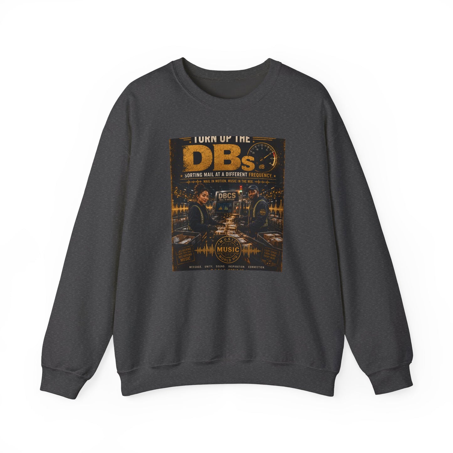 Turn Up the DBs — Men's Crewneck Sweatshirt (Jogger Set Top)