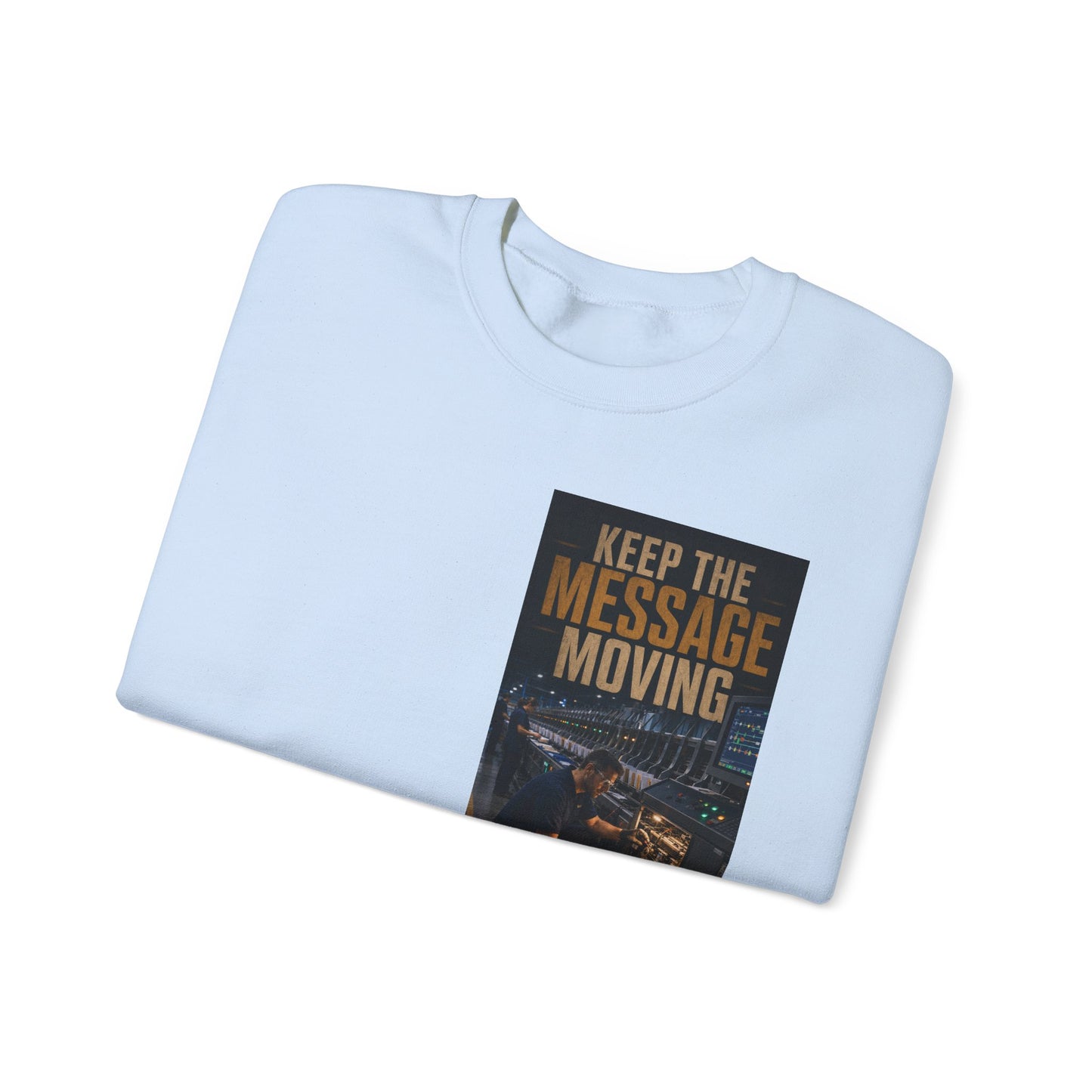 Postal Music — Keep the Message Moving — Core Crewneck Sweatshirt