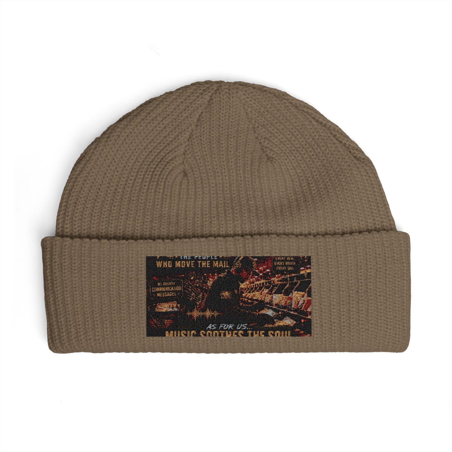 Postal Music — Music Powers the People — Knit Beanie