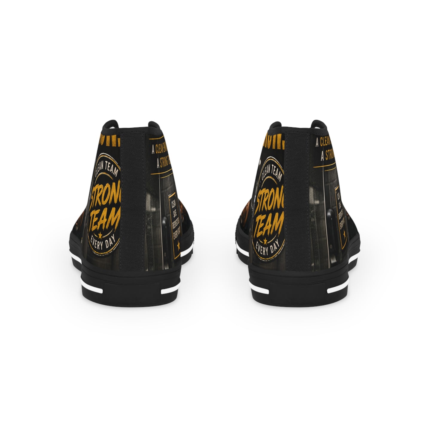 Clean Today. Better Tomorrow. — High-Top Sneakers