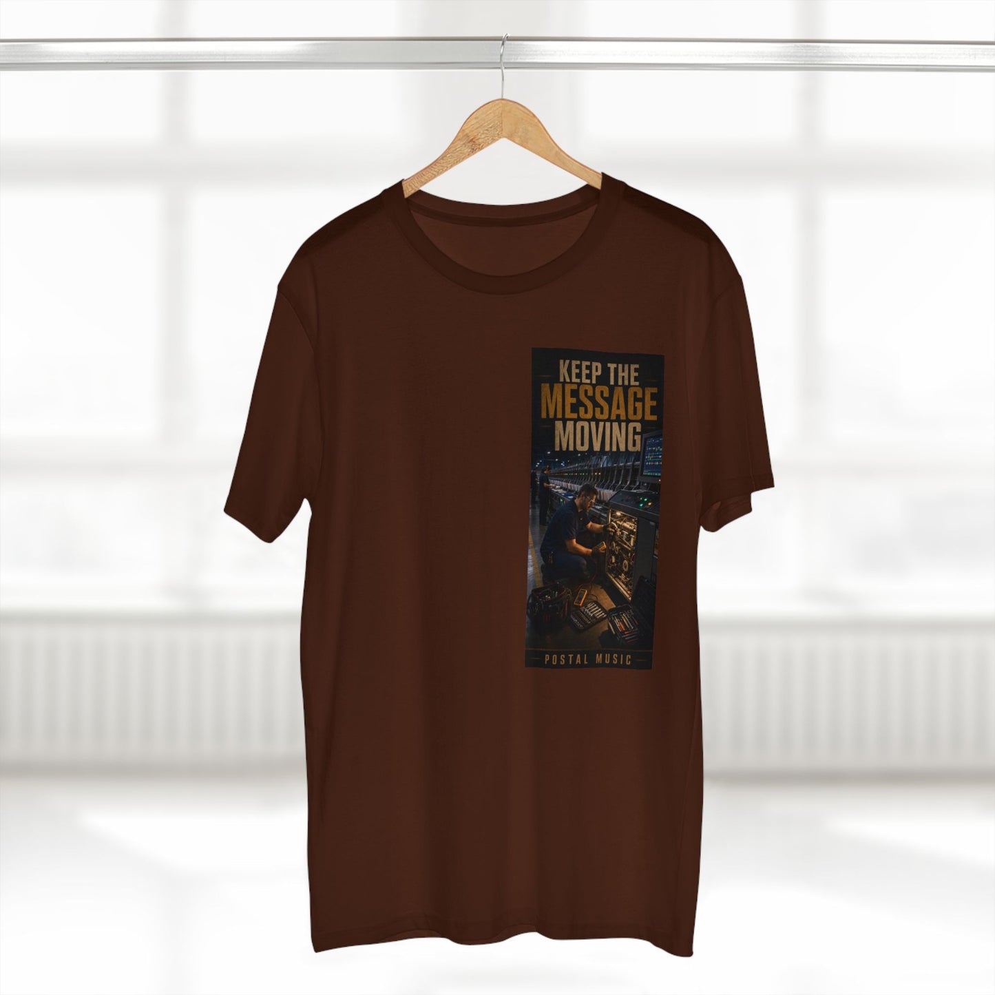 Postal Music — Keep the Message Moving — Streetwear T-Shirt
