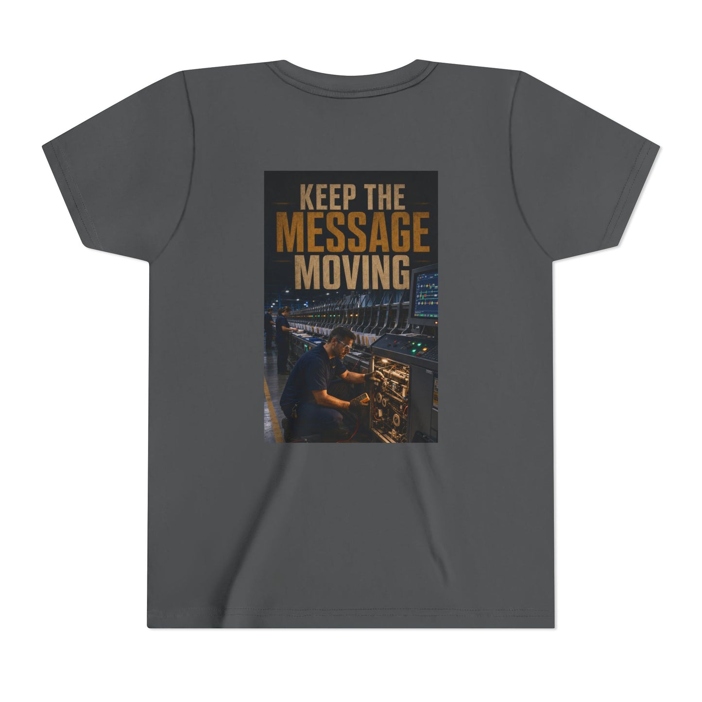 Postal Music — Keep the Message Moving — Youth T-Shirt