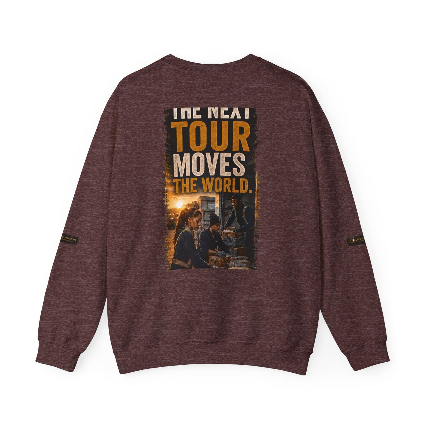 Postal Music — The Next Tour Core Crewneck Sweatshirt — Color Group 2 of 3