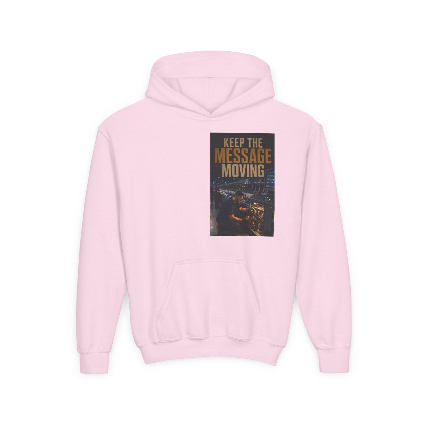 Postal Music — Keep the Message Moving — Youth Hoodie
