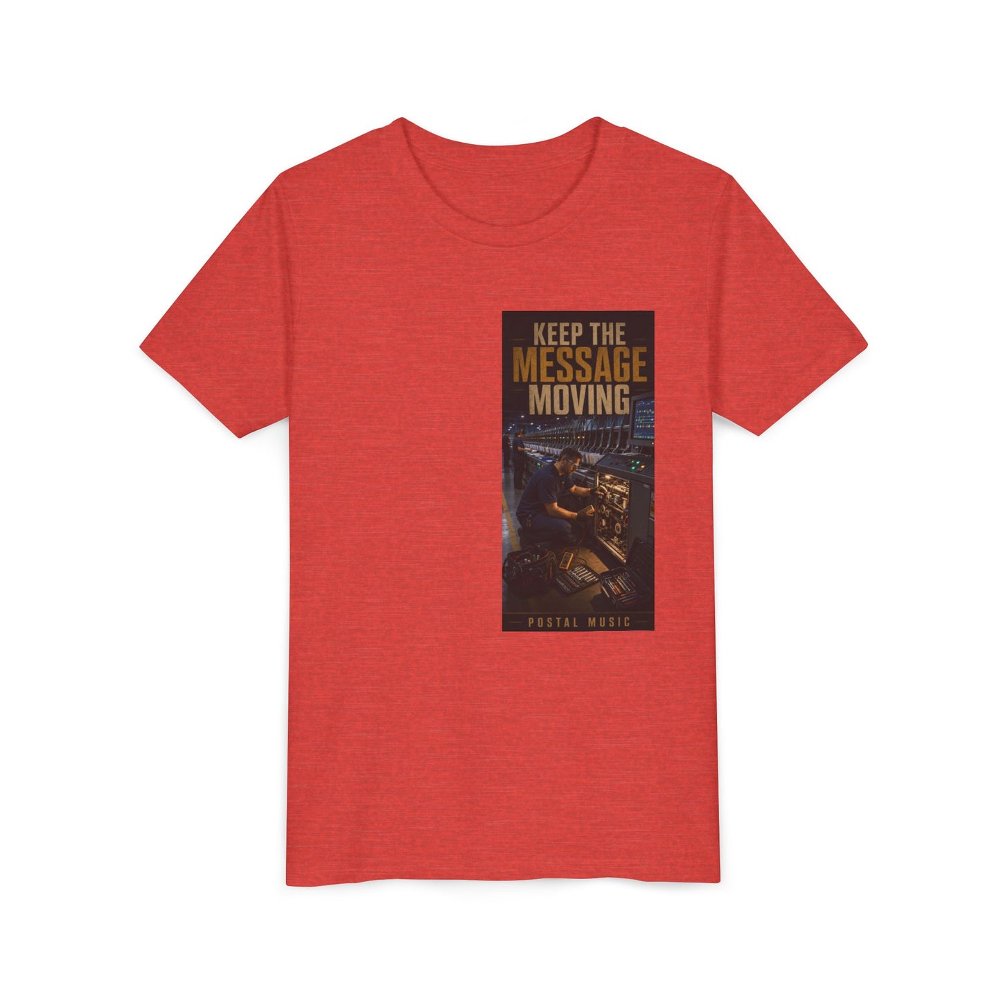 Postal Music — Keep the Message Moving — Youth T-Shirt