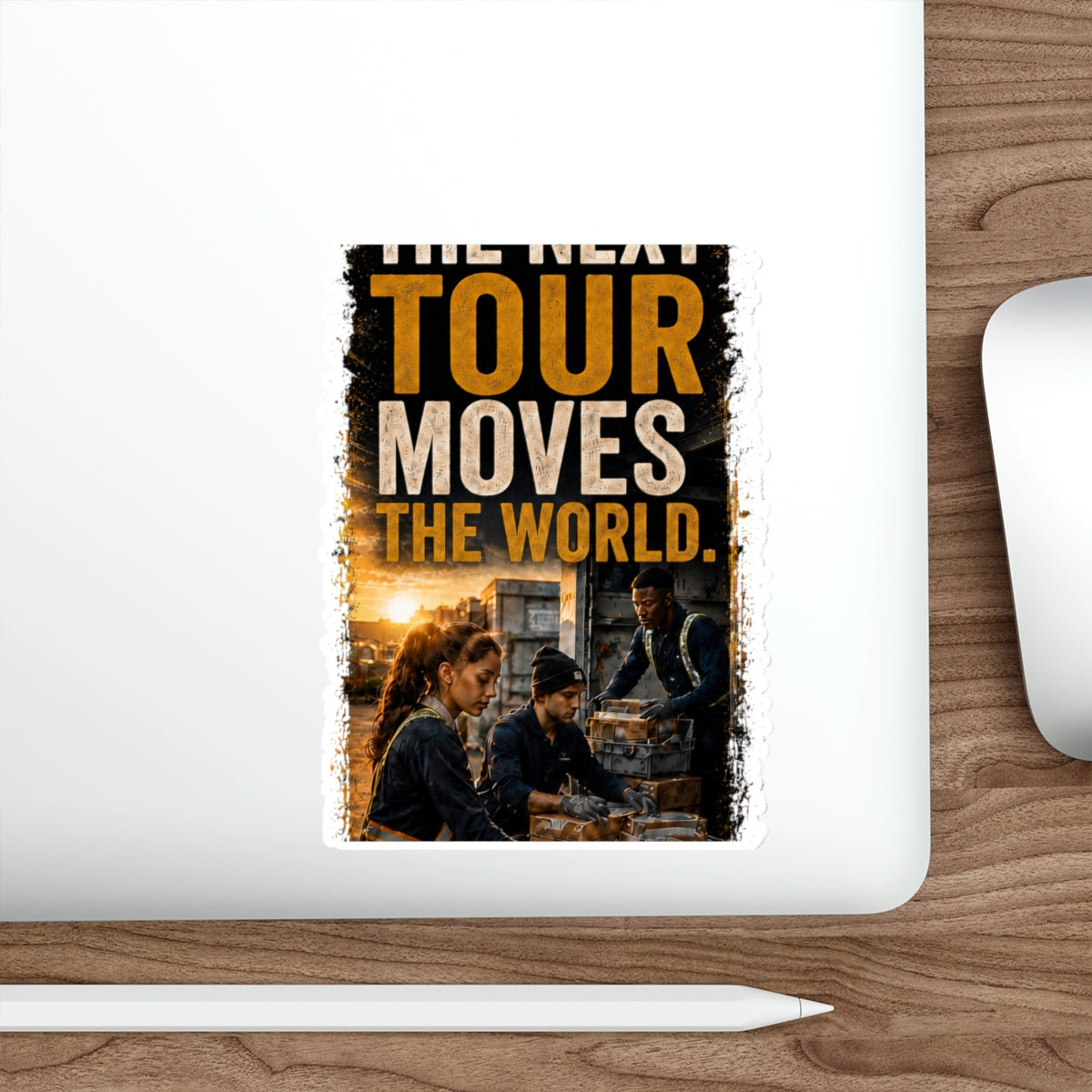 Postal Music — The Next Tour Die-Cut Sticker