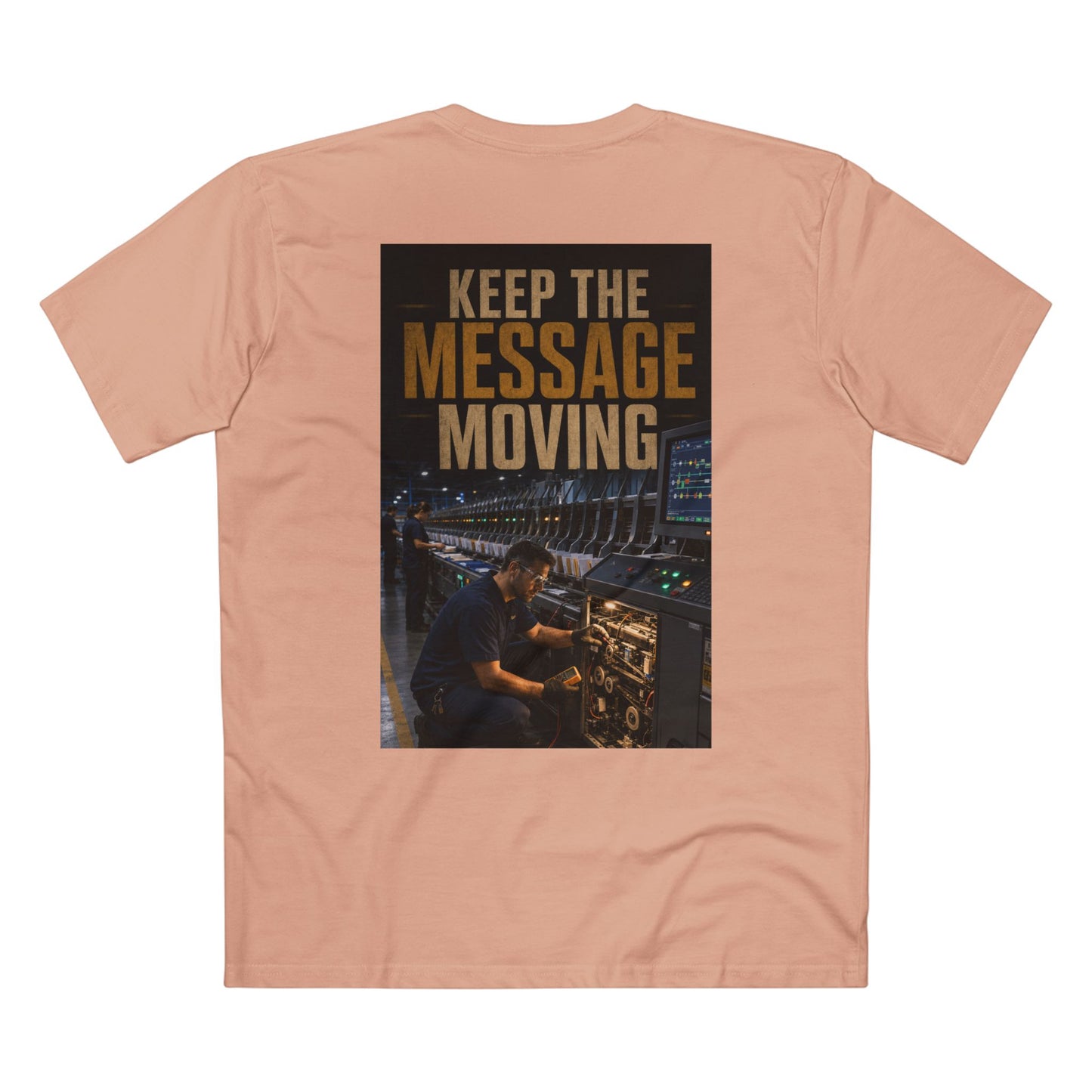 Postal Music — Keep the Message Moving — Streetwear T-Shirt