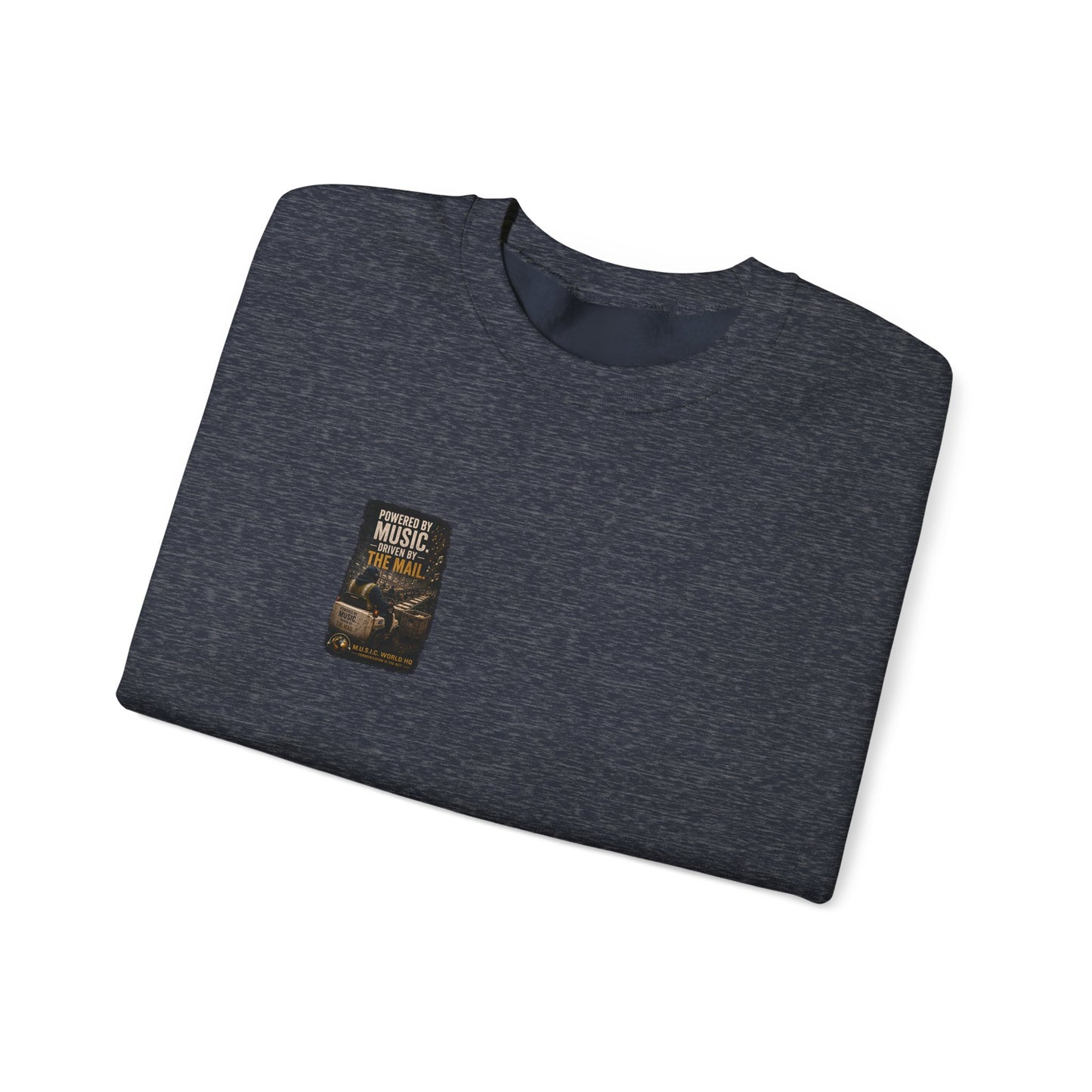 Postal Music - Powered by Music Crewneck Sweatshirt - Colorways B