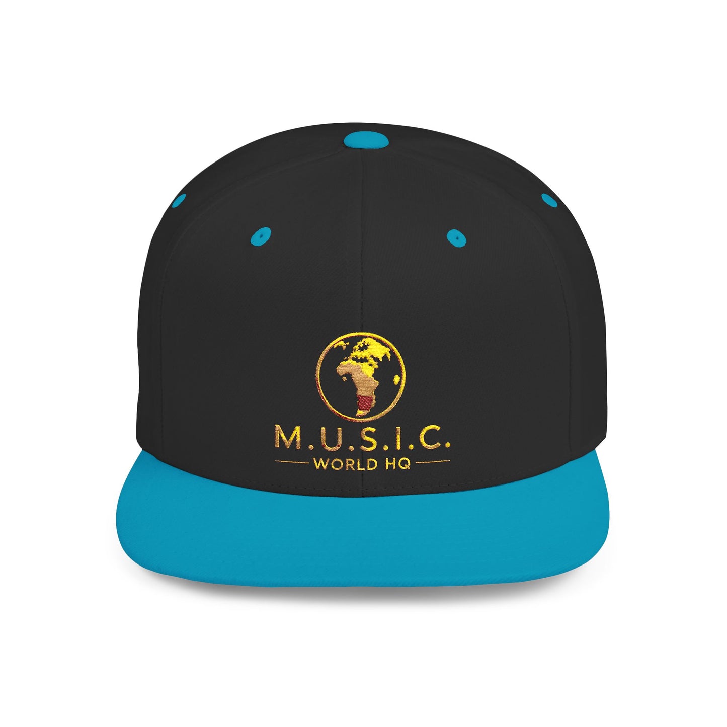 M.U.S.I.C. World HQ Heritage Premium Flat-Bill Snapback
