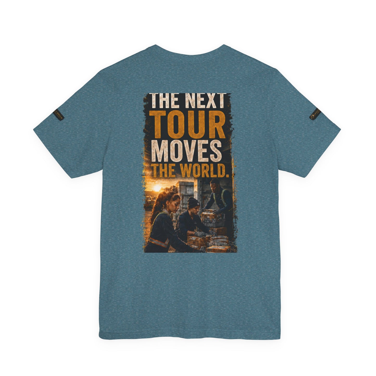 Postal Music — The Next Tour Premium Unisex T-Shirt — Color Group 4 of 11