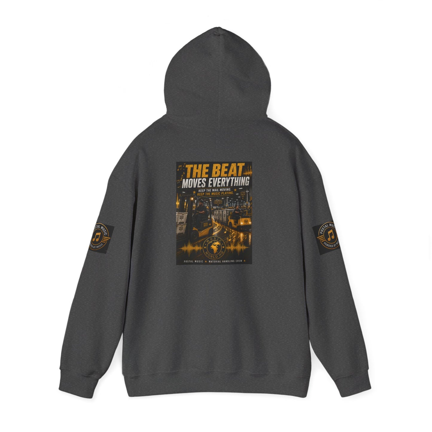 The Beat Moves Everything — Men's Hoodie | Postal Music