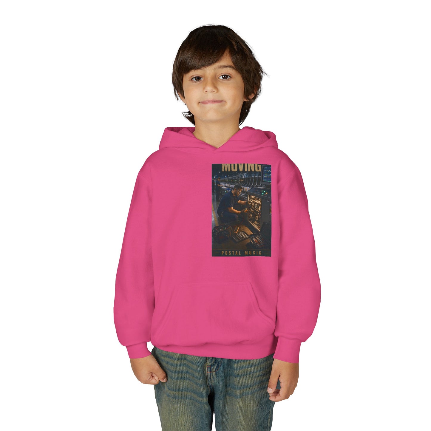 Postal Music — Keep the Message Moving — Youth Hoodie