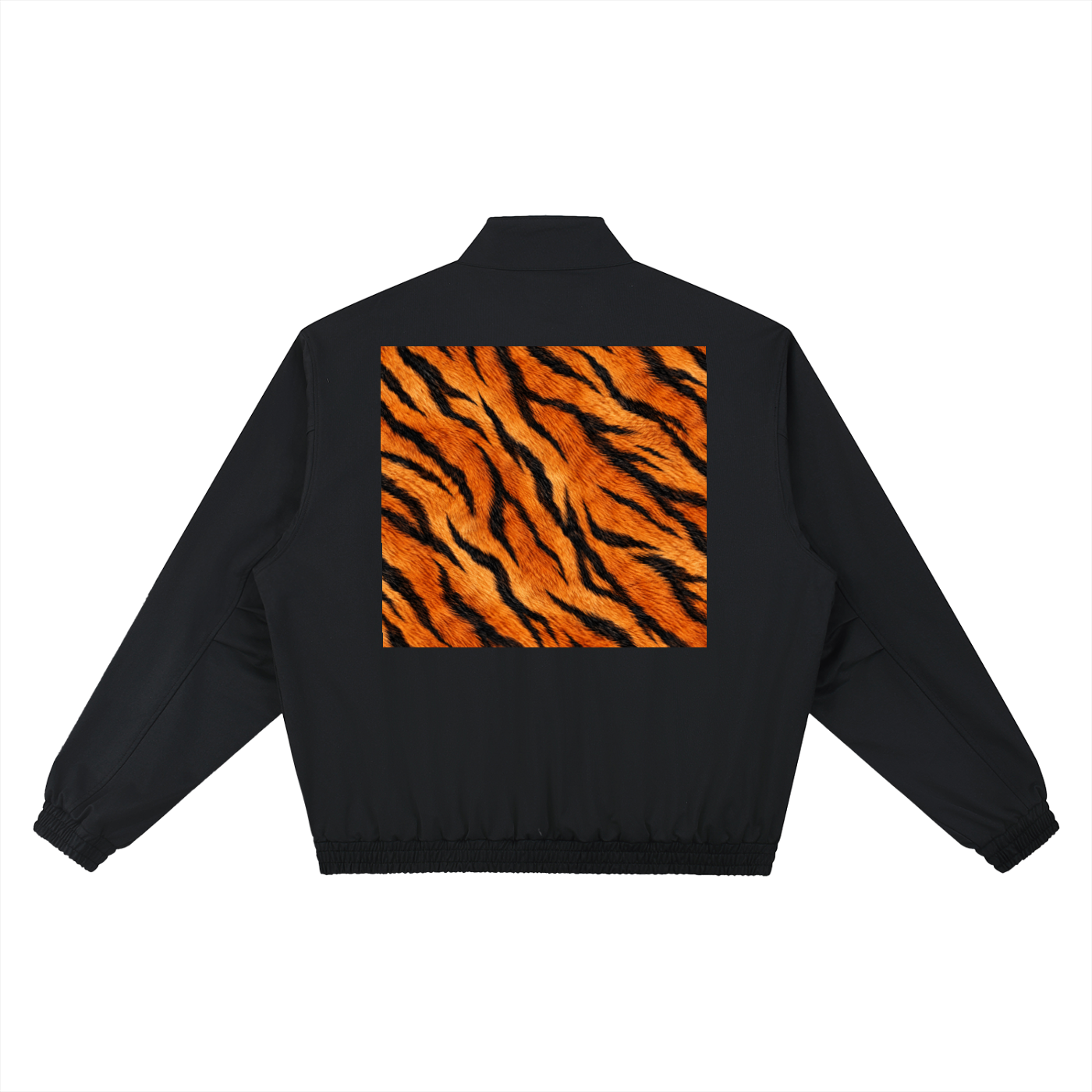 Wild By Design - Bengal Tiger Stand Collar Bomber Jacket
