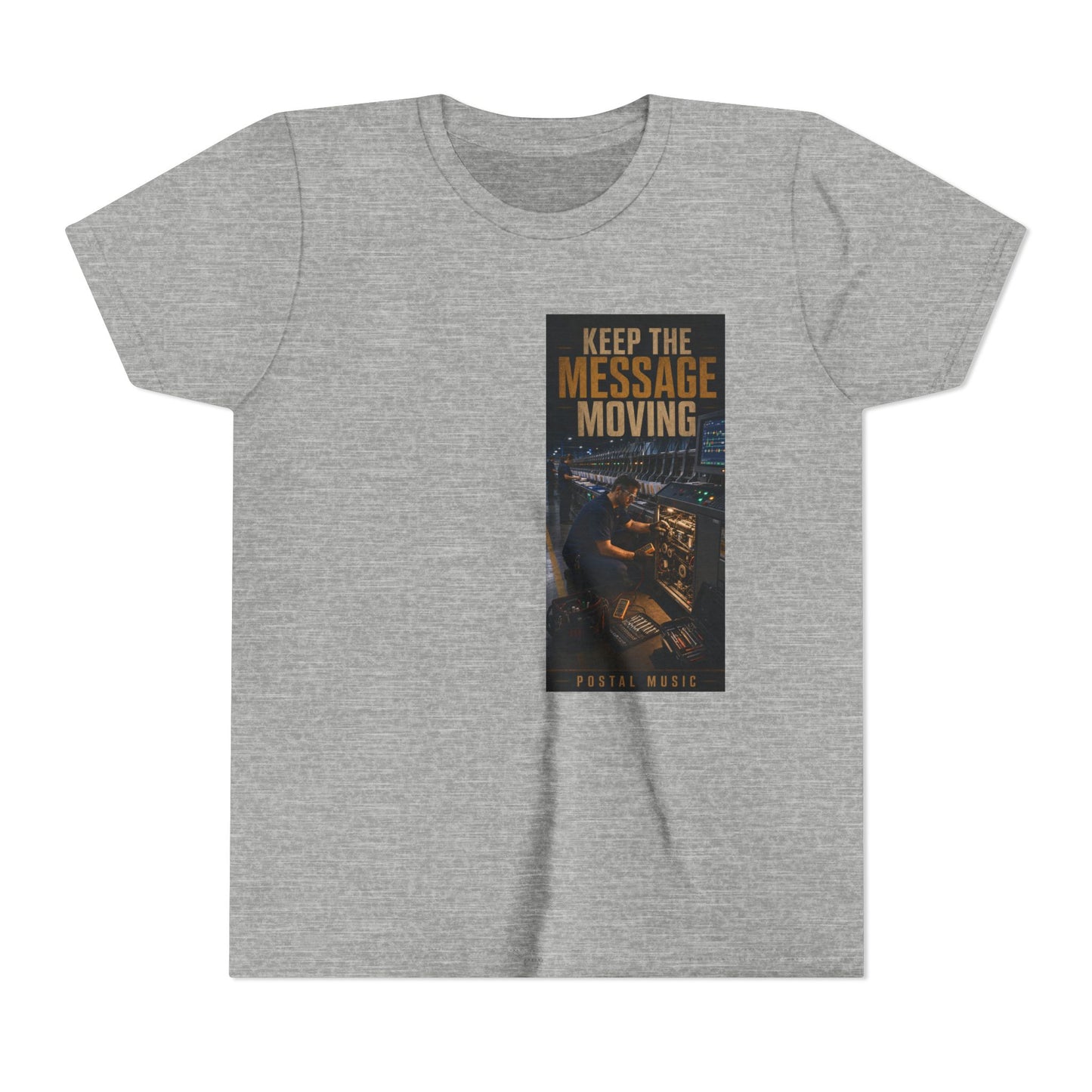 Postal Music — Keep the Message Moving — Youth T-Shirt
