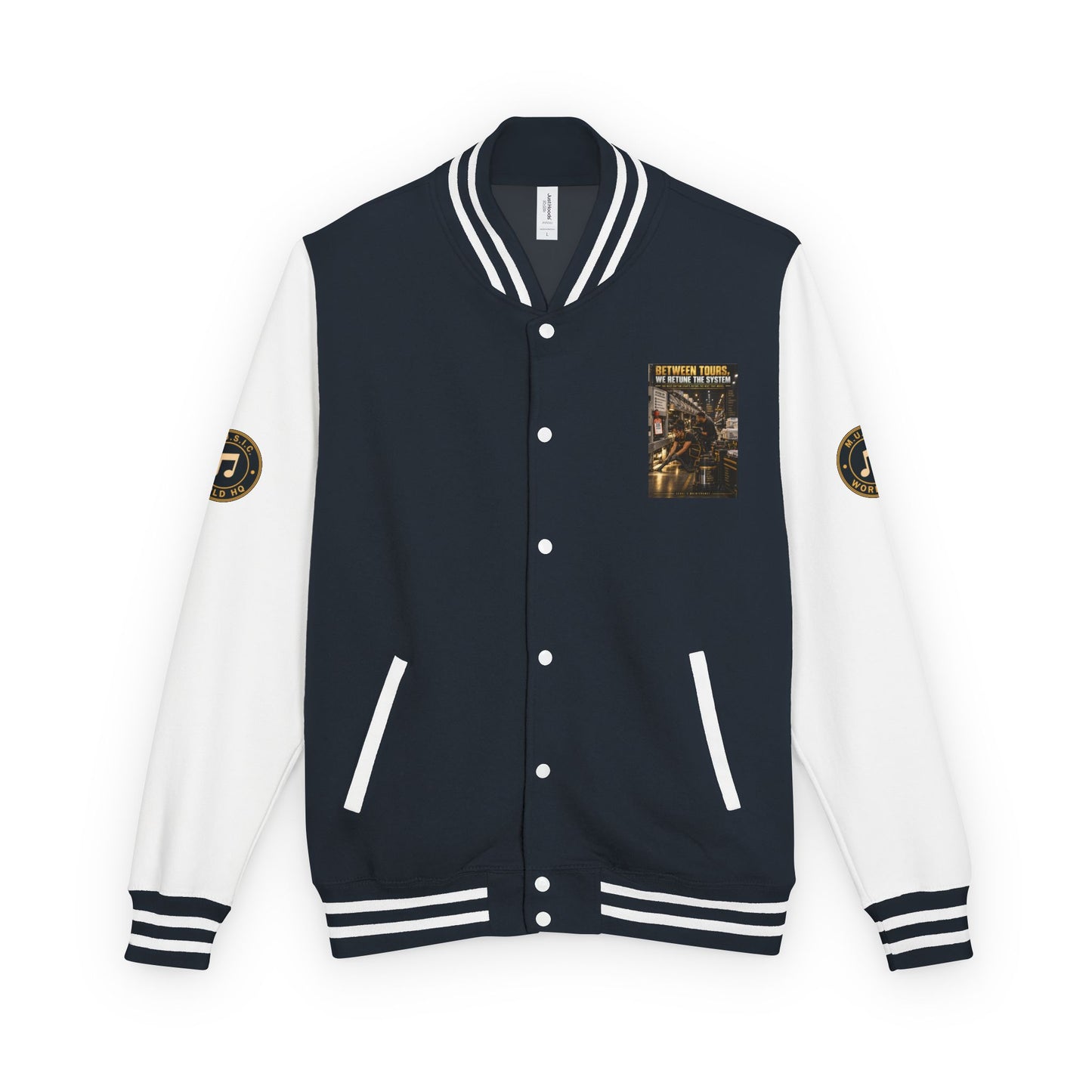 Postal Music - Between Tours, We Retune the System - Heavyweight Letterman Jacket