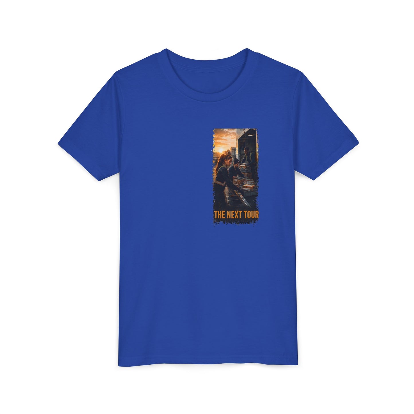Postal Music — The Next Tour Youth T-Shirt — Color Group 1 of 2