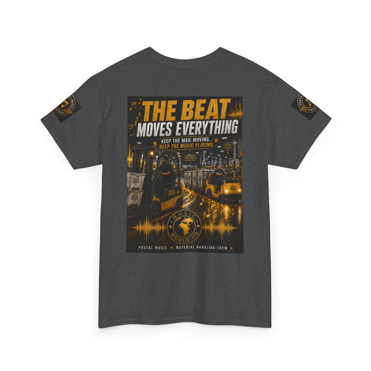 The Beat Moves Everything — Men's T-Shirt | Postal Music