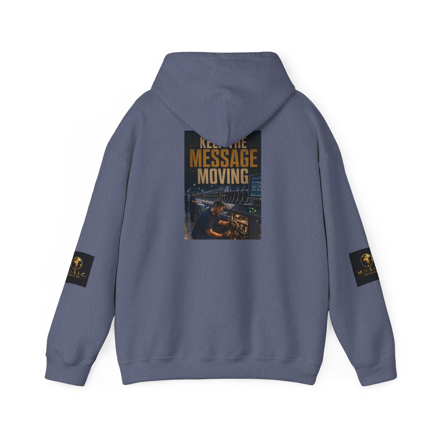 Postal Music — Keep the Message Moving — Core Pullover Hoodie