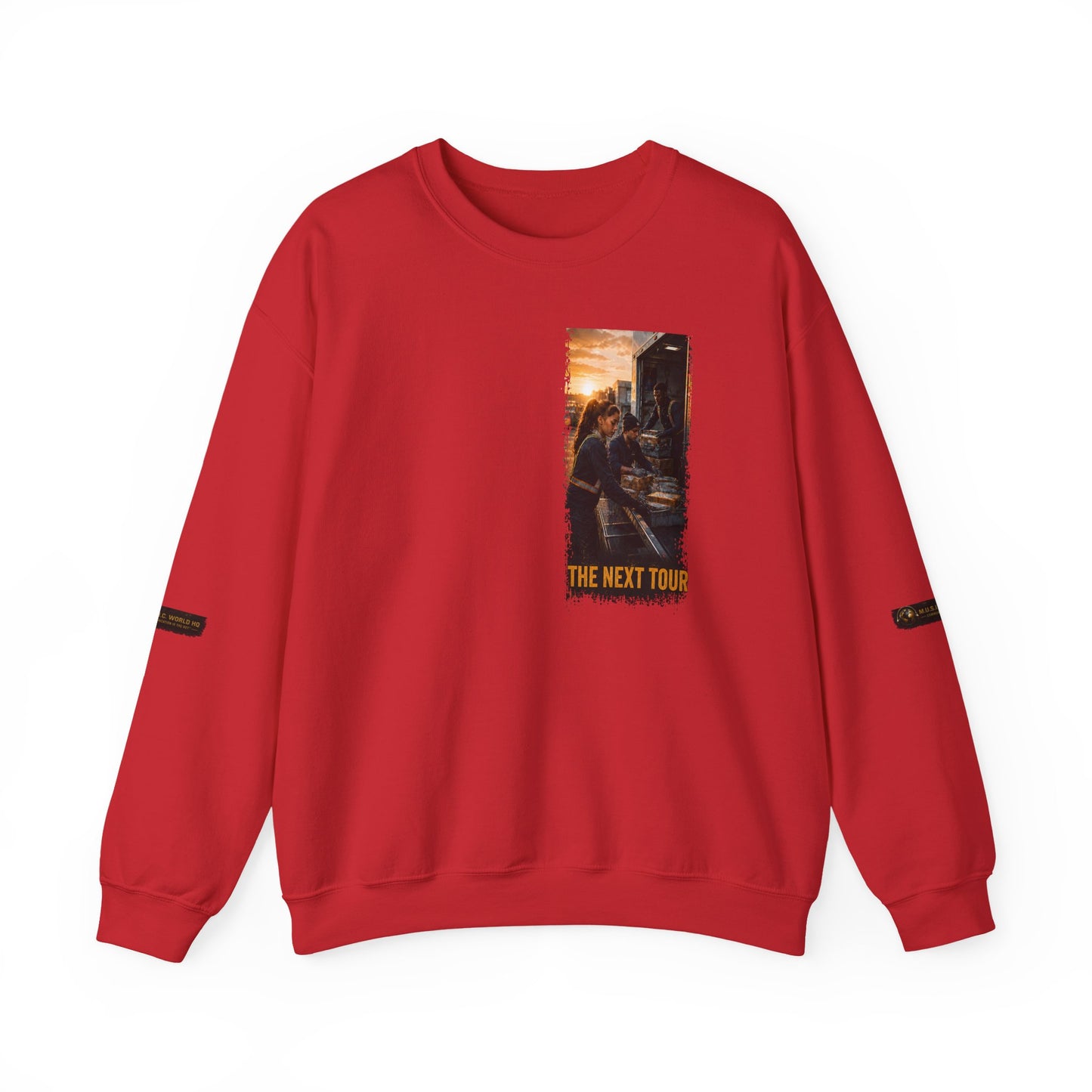 Postal Music — The Next Tour Core Crewneck Sweatshirt — Color Group 2 of 3