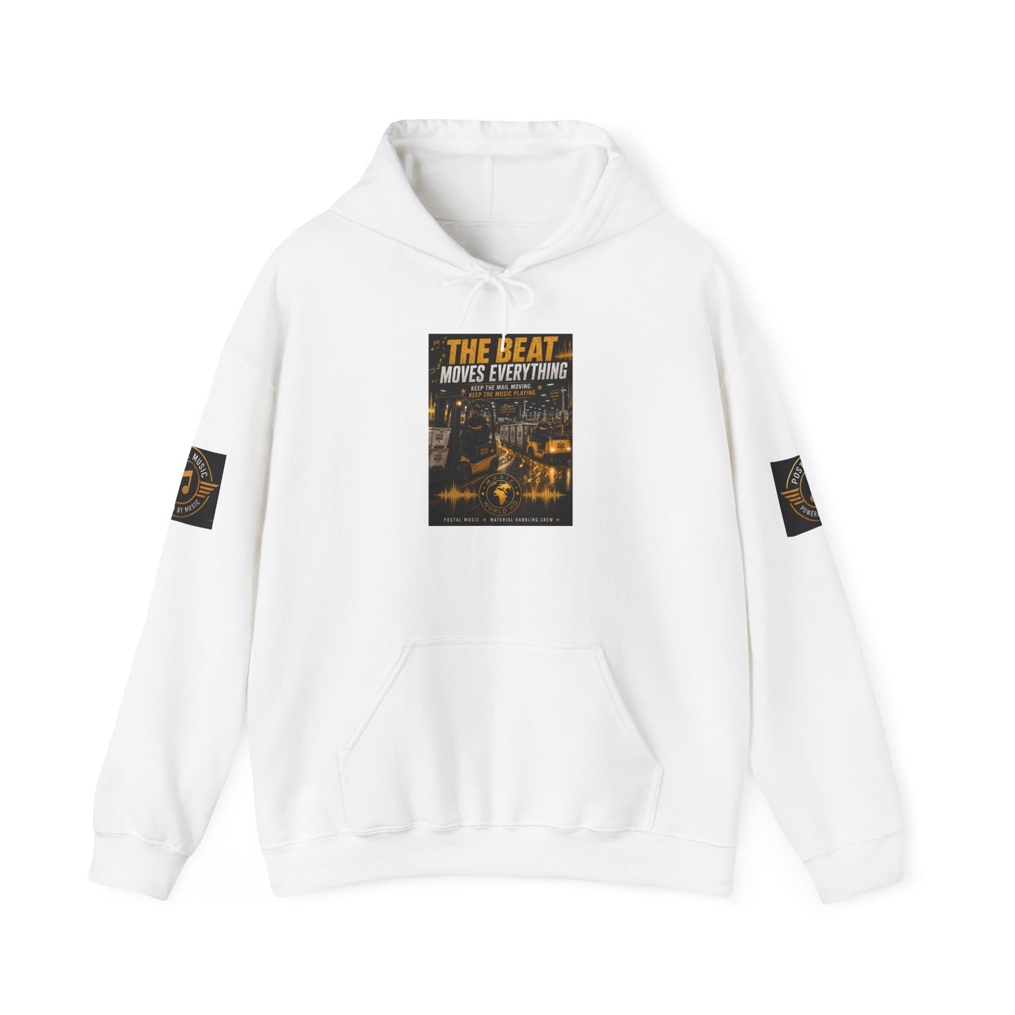 The Beat Moves Everything — Men's Hoodie | Postal Music