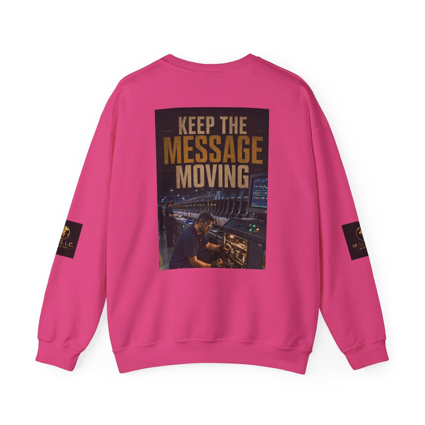 Postal Music — Keep the Message Moving — Core Crewneck Sweatshirt