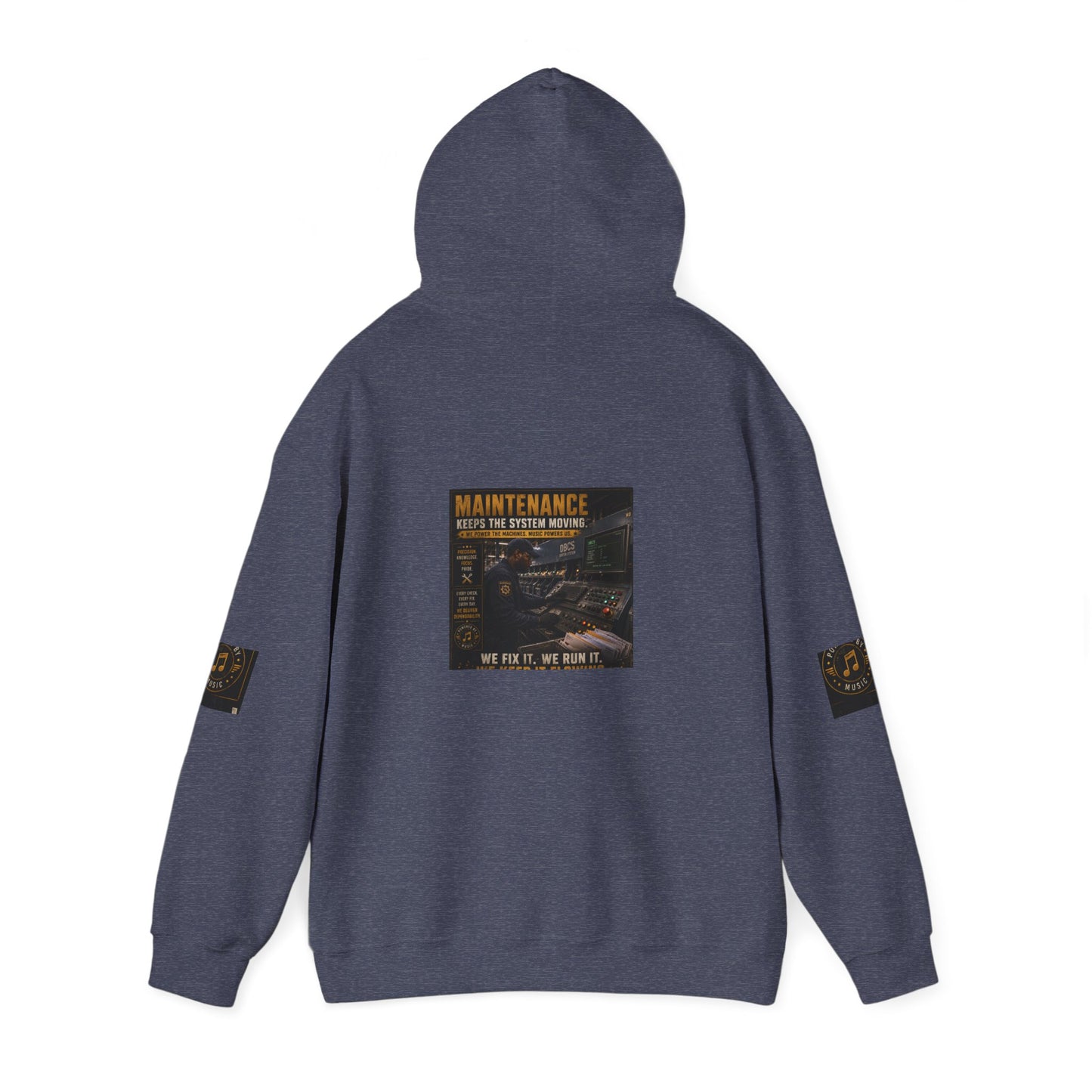 Postal Music — Maintenance Keeps the System Moving — Core Pullover Hoodie