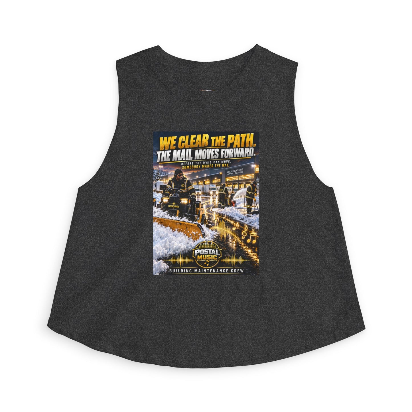 Postal Music - We Clear the Path - Women's Cropped T-Shirt