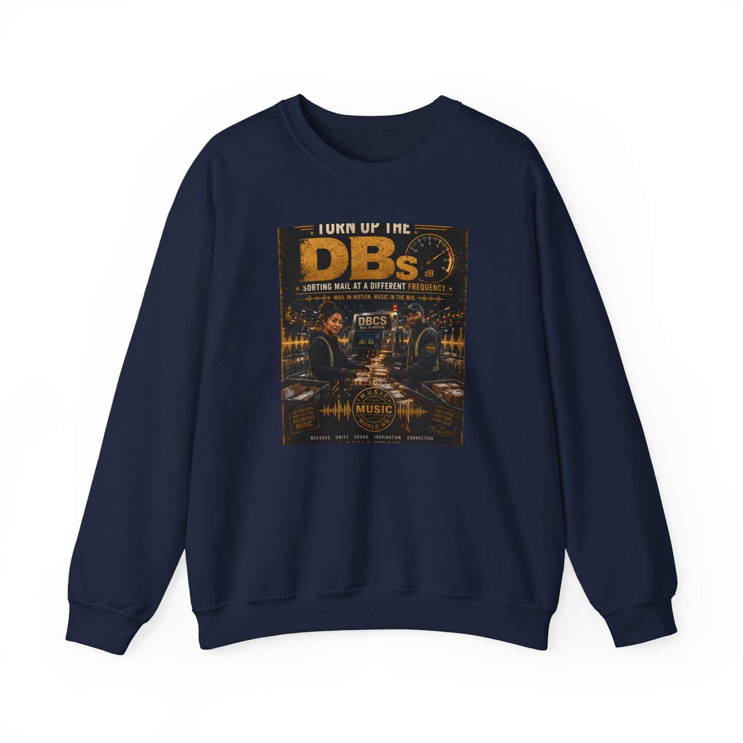 Turn Up the DBs — Men's Crewneck Sweatshirt (Jogger Set Top)