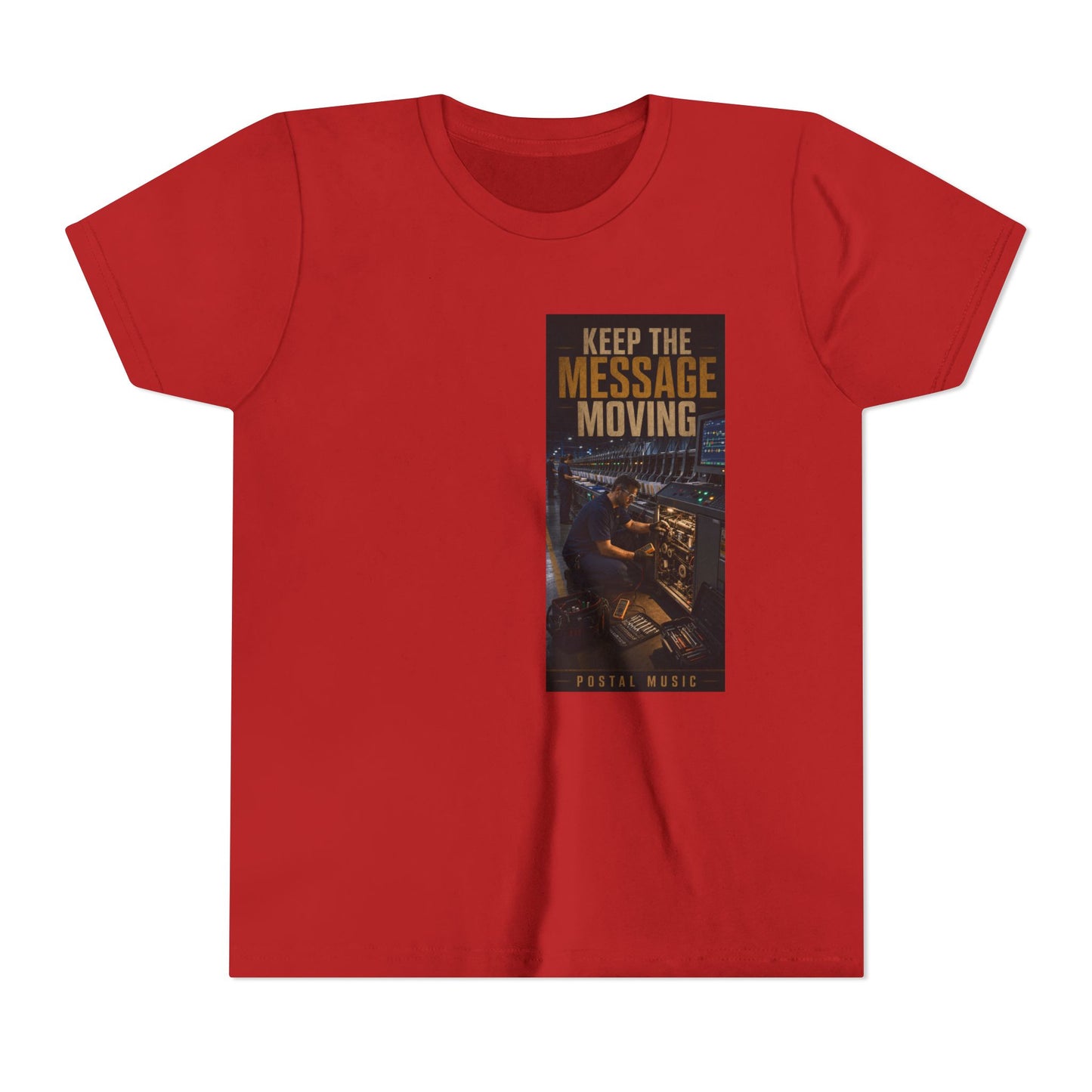 Postal Music — Keep the Message Moving — Youth T-Shirt