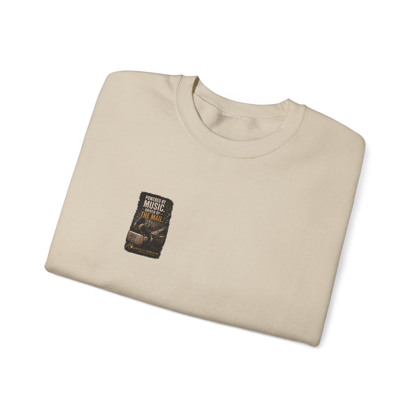 Postal Music - Powered by Music Crewneck Sweatshirt - Colorways C