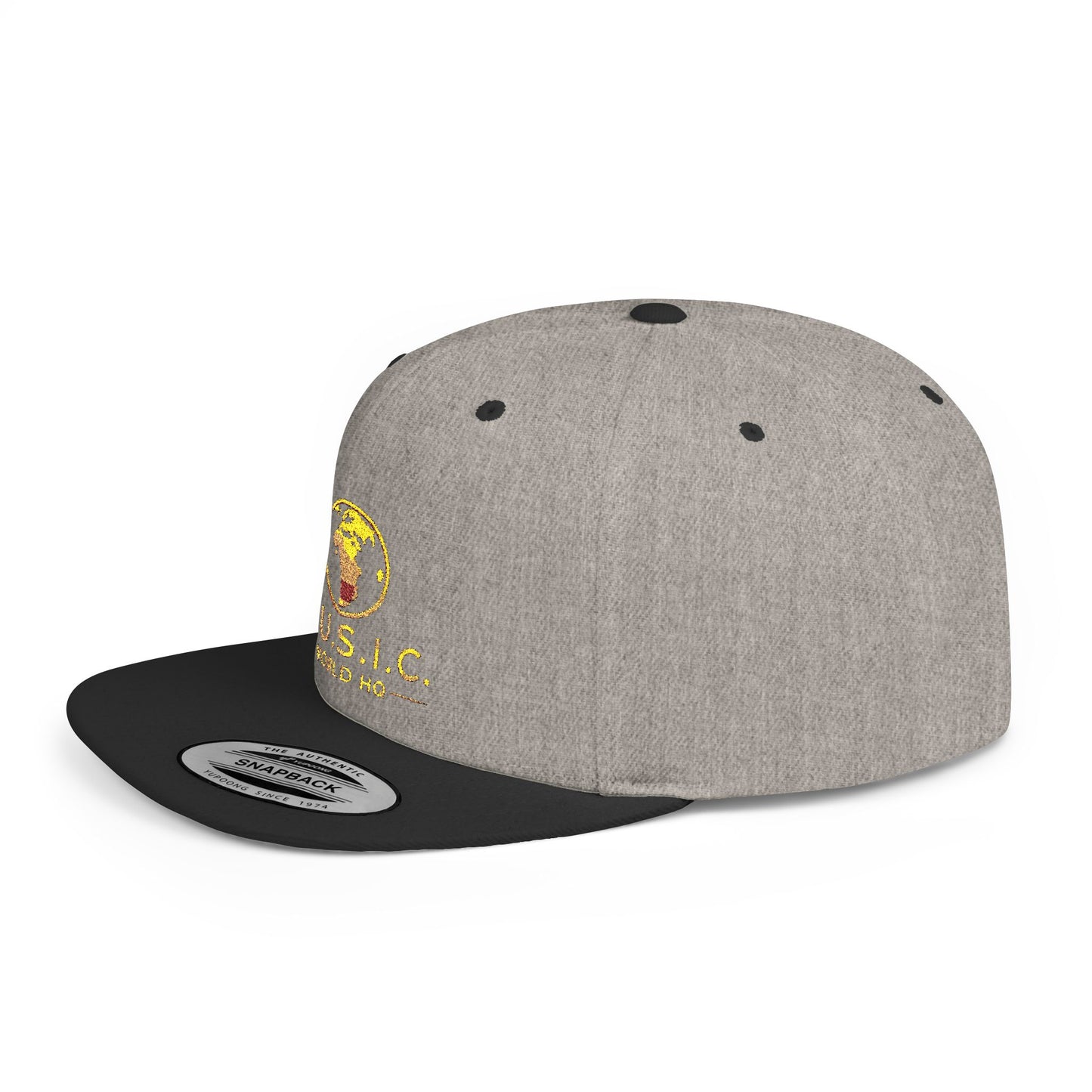 M.U.S.I.C. World HQ Heritage Premium Flat-Bill Snapback
