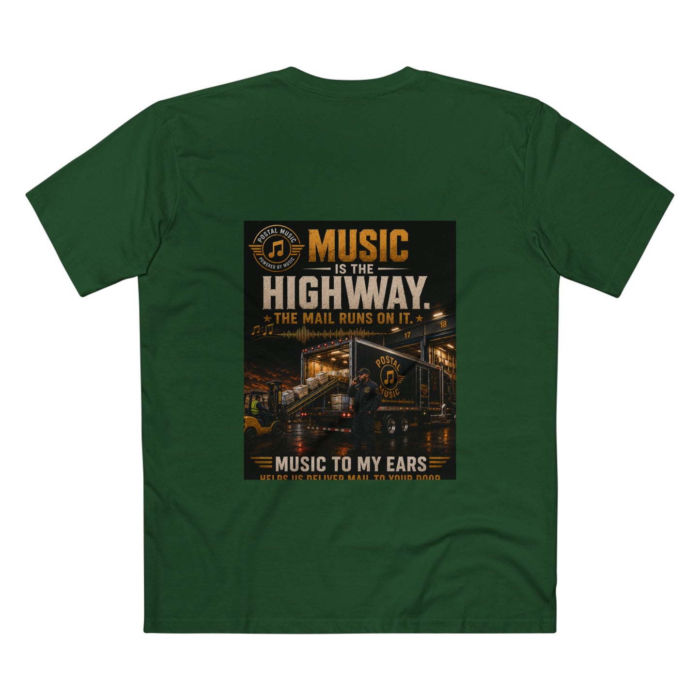 Postal Music — Music Is the Highway — Streetwear T-Shirt