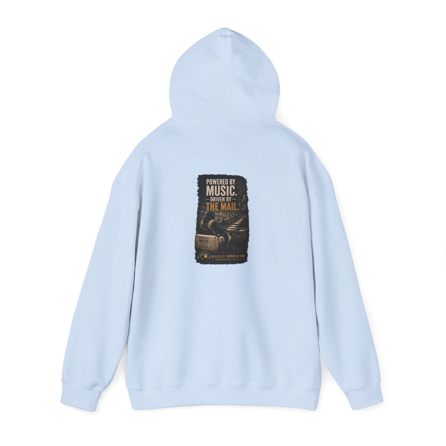 Postal Music - Powered by Music Hoodie - Colorways B