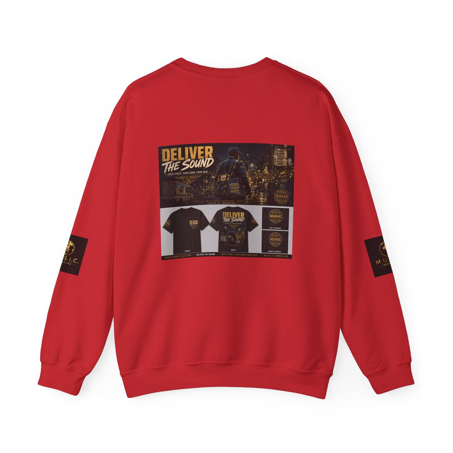 Postal Music — Deliver the Sound — Core Crewneck Sweatshirt