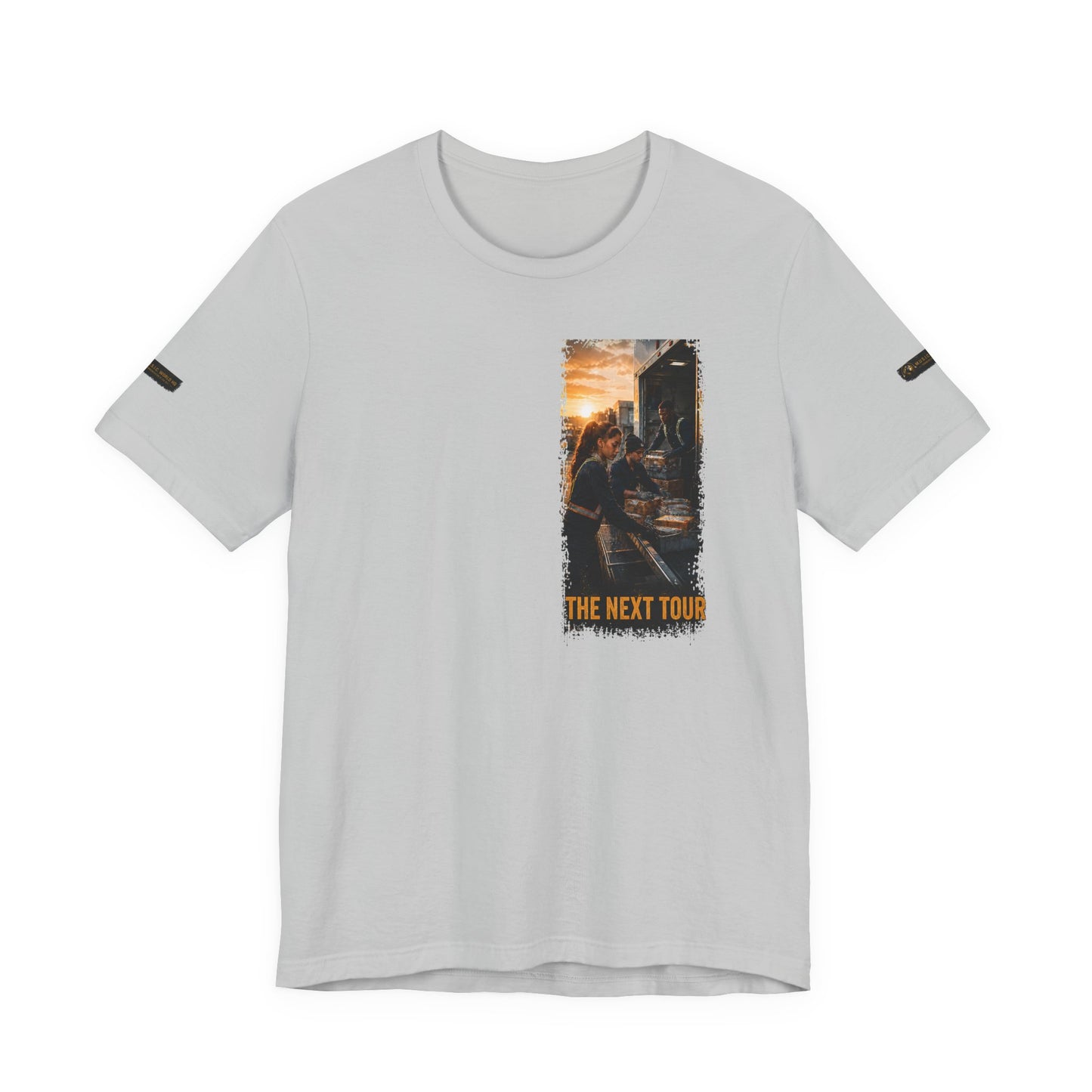 Postal Music — The Next Tour Premium Unisex T-Shirt — Color Group 10 of 11