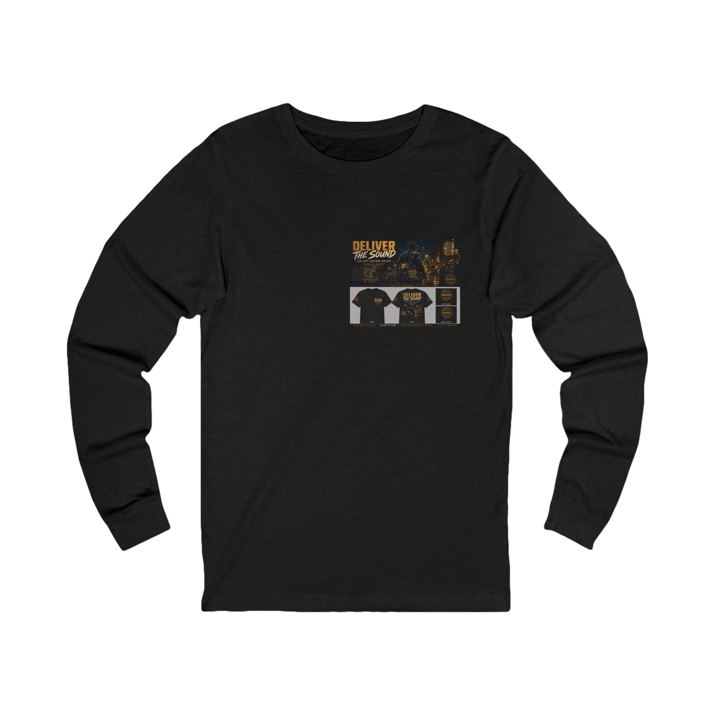 Postal Music — Deliver the Sound — Long-Sleeve T-Shirt